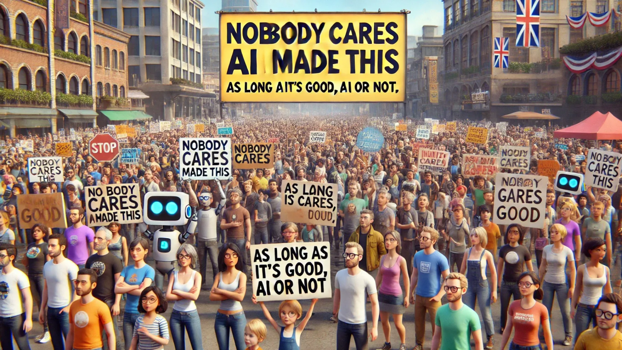 Who does really care about AI made ads?